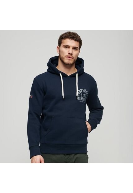Superdry Buzo Cerrado Para Hombre Athletic Script Flock Hood Superdry