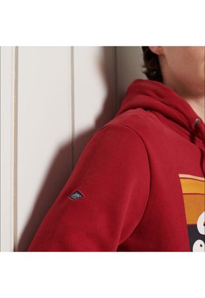 Superdry Buzo Hoodie Cerrado Para Hombre Vl Cali Stripe Hood Bb Superdry 35133
