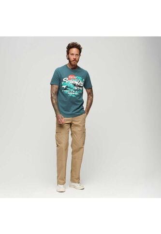Superdry Camiseta Para Hombre Japanese Graphic Superdry Superdry
