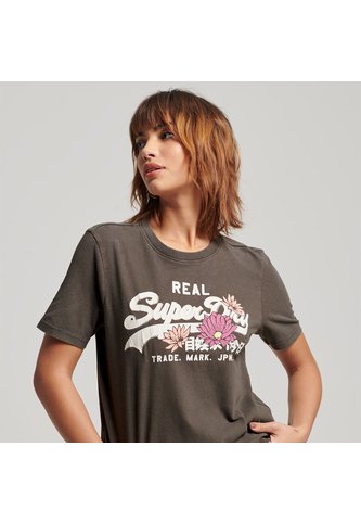 Superdry Camiseta Para Mujer Vintage Narrative Superdry Superdry