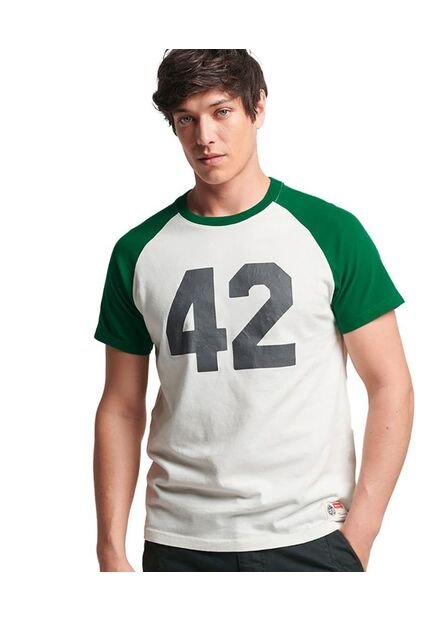 Superdry Camiseta Manga Corta Para Hombre Vintage Field College Superdry