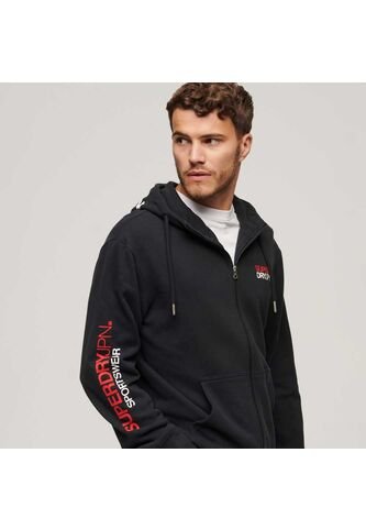 Superdry Buzo Abierto Para Hombre Sport Loose Superdry Superdry