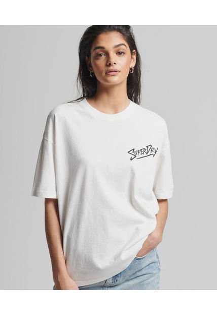 Superdry Camiseta Manga Corta Para Mujer Vintage Cali Superdry 51200
