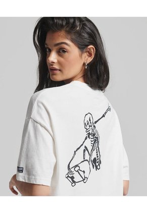 Superdry Camiseta Manga Corta Para Mujer Vintage Cali Superdry 51200