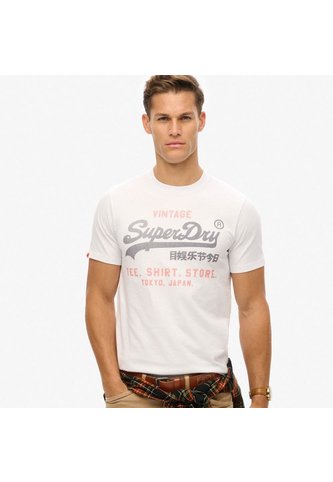 Superdry Camiseta Manga Corta Para Hombre Vl Heritage Relaxed Tee Superdry Superdry