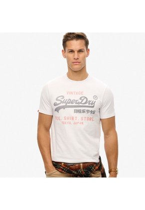 Superdry Camiseta Manga Corta Para Hombre Vl Heritage Relaxed Tee Superdry