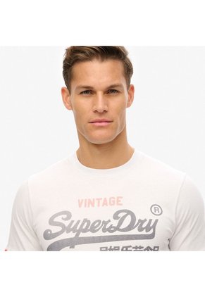 Superdry Camiseta Manga Corta Para Hombre Vl Heritage Relaxed Tee Superdry