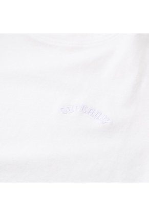 Superdry Camiseta Manga Corta Para Mujer Essential Logo Emb Tee Superdry