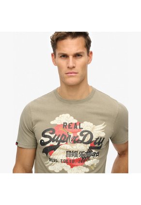 Superdry Camiseta Manga Corta Para Hombre Vl Tokyo Relaxed Tee Superdry