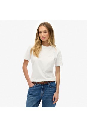 Superdry Camiseta Manga Corta Para Mujer Essential Logo Emb Tee Superdry