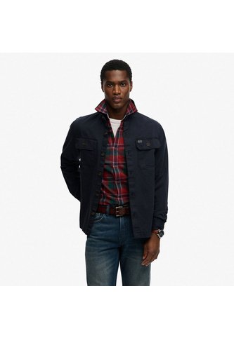 Superdry Camisa Manga Larga Para Hombre 2 Pocket Over Superdry Superdry