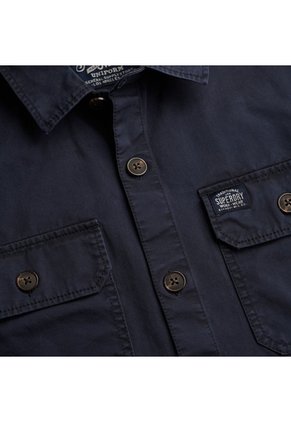 Superdry Camisa Manga Larga Para Hombre 2 Pocket Over Superdry