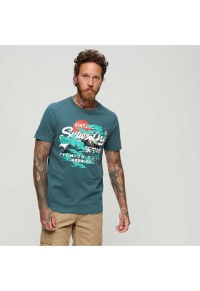 Superdry Camiseta Para Hombre Japanese Graphic Superdry
