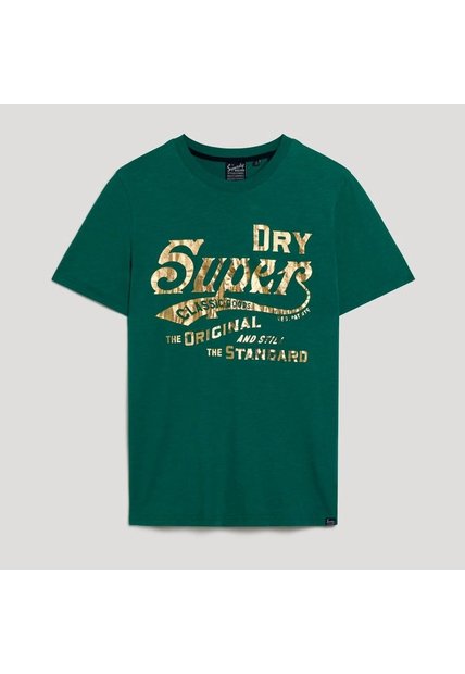 Superdry Camiseta Manga Corta Para Hombre Metallic Workwear Graphic Tee Superdry