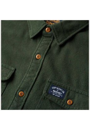 Superdry Camisa Manga Larga Para Hombre Traiman Flannel Superdry