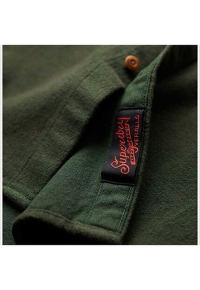 Superdry Camisa Manga Larga Para Hombre Traiman Flannel Superdry