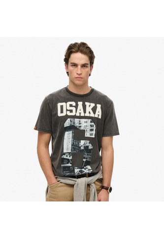 Superdry Camiseta Manga Corta Para Hombre Osaka Loose Tee Superdry Superdry