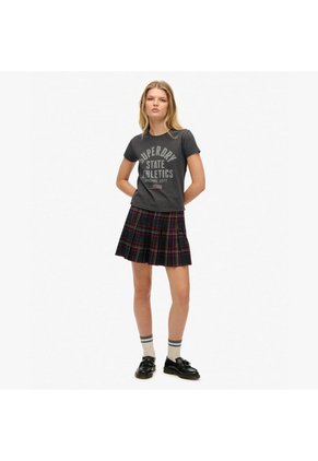 Superdry Camiseta Manga Corta Para Mujer Ath Graphic Fitted Tee Superdry