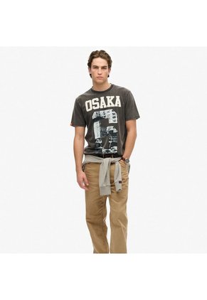 Superdry Camiseta Manga Corta Para Hombre Osaka Loose Tee Superdry