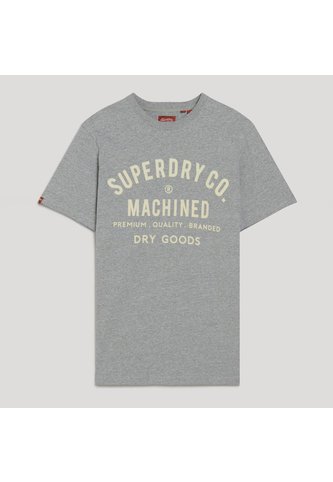 Superdry Camiseta Manga Corta Para Hombre Workwear Flock Graphic Superdry Superdry