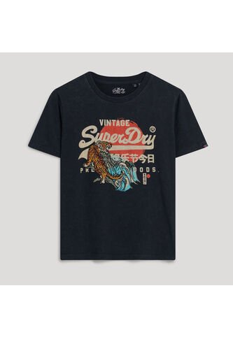 Superdry Camiseta Para Mujer Tokyo Vl Relaxed Superdry Superdry