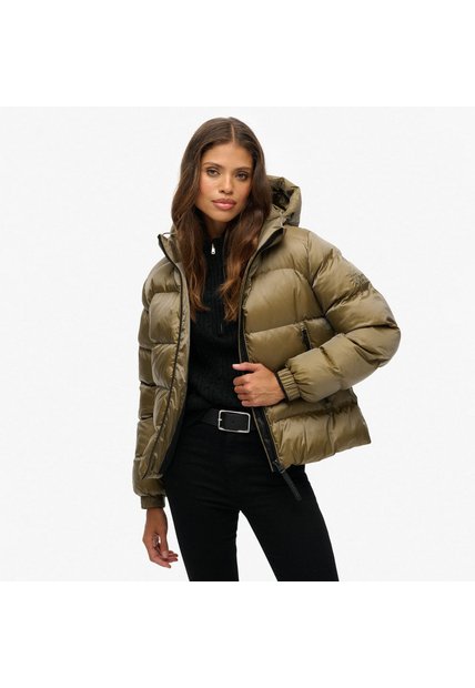 Superdry Chaqueta Para Mujer Hooded Luxe Sports Puffer Superdry