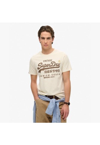 Superdry Camiseta Manga Corta Para Hombre Vl Workwear Relaxed Tee Superdry Superdry