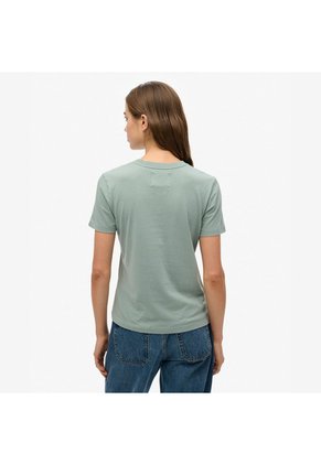 Superdry Camiseta Manga Corta Para Mujer Vl Rhinestone Slim Tee Superdry