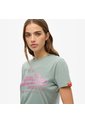 Superdry Camiseta Manga Corta Para Mujer Vl Rhinestone Slim Tee Superdry de Superdry