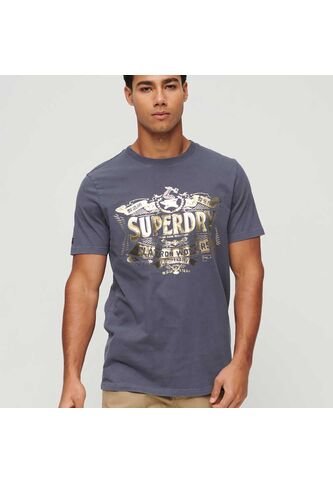 Superdry Camiseta Para Hombre Metallic Workwear Graphic Superdry Superdry