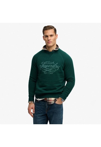 Superdry Buzo Cerrado Para Hombre Merchant Vintage Print Sweat Superdry