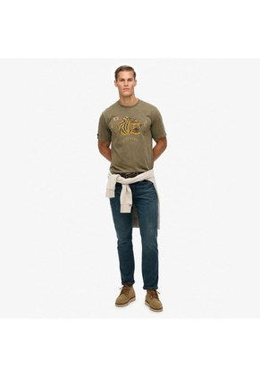 Superdry Camiseta Manga Corta Para Hombre Campaign Souvenir Loose Tee Superdry
