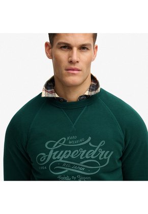 Superdry Buzo Cerrado Para Hombre Merchant Vintage Print Sweat Superdry