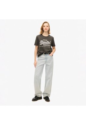 Superdry Camiseta Manga Corta Para Mujer Embellished Vl Graphic T Shirt Superdry
