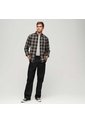 Superdry Camisa Manga Larga Para Hombre Vintage Check Superdry de Superdry