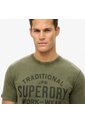Superdry Camiseta Manga Corta Para Hombre Machined Goods Workwear Tee Superdry de Superdry