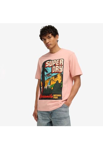 Superdry Camiseta Manga Corta Para Hombre Travel Postcard Graphic Tee Superdry Superdry
