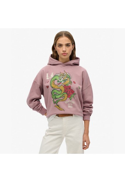 Superdry Buzo Cerrado Para Mujer Neo Trad Tattoo Relaxed Superdry