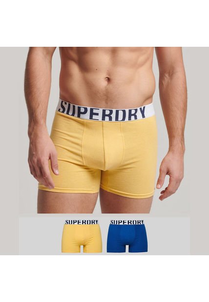 Superdry Boxer Para Hombre Dual Logo Double Pack Superdry