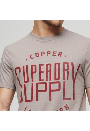 Superdry Camiseta Para Hombre Copper Label Workwear Tee Superdry