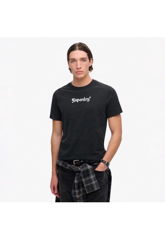 Superdry Camiseta Manga Corta Para Hombre Retro Rock Graphic Superdry Superdry