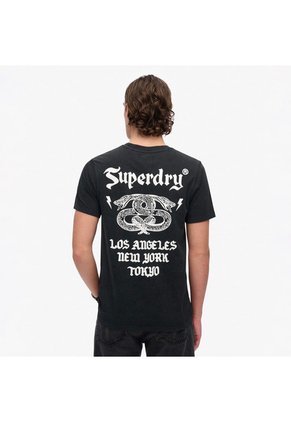 Superdry Camiseta Manga Corta Para Hombre Retro Rock Graphic Superdry