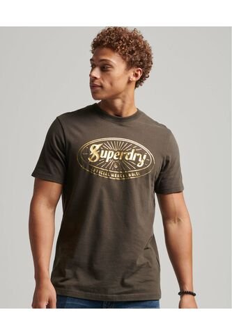 Superdry Camiseta Para Hombre Vintage Lightning Logo Superdry Superdry