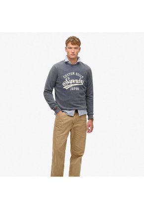 Superdry Buzo Cerrado Para Hombre Vintage Wash Relaxed Crew Superdry