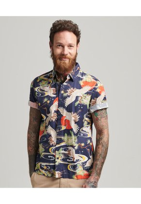 Superdry Camiseta Manga Corta Para Hombre Vintage Hawaiian Superdry