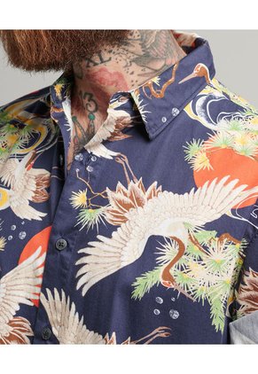 Superdry Camiseta Manga Corta Para Hombre Vintage Hawaiian Superdry