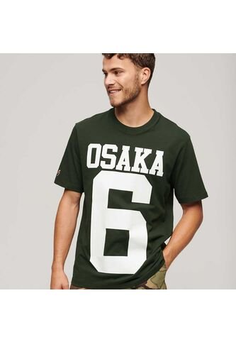 Superdry Camiseta Para Hombre Osaka Logo Loose Superdry Superdry