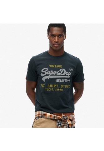Superdry Camiseta Manga Corta Para Hombre Vl Heritage Relaxed Tee Superdry Superdry