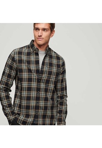 Superdry Camisa Manga Larga Para Hombre Vintage Check Superdry Superdry