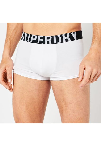 Superdry Boxer Para Hombre Trunk Dual Logo Double Pack Superdry